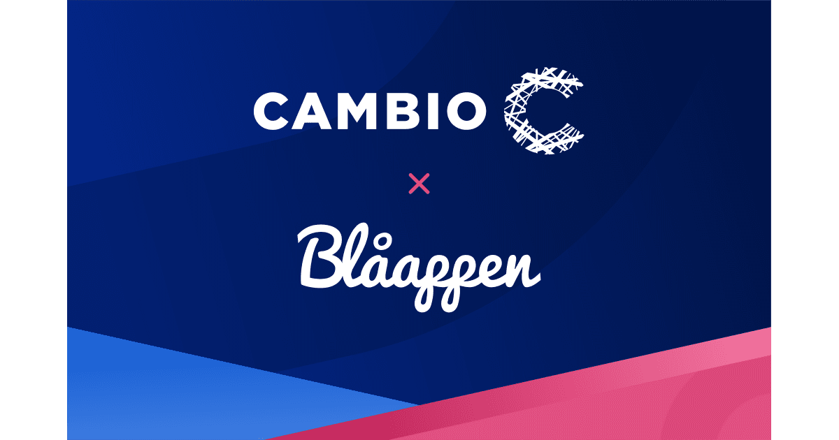 Blåappen integrerad med Cambio COSMIC • Stretch Care